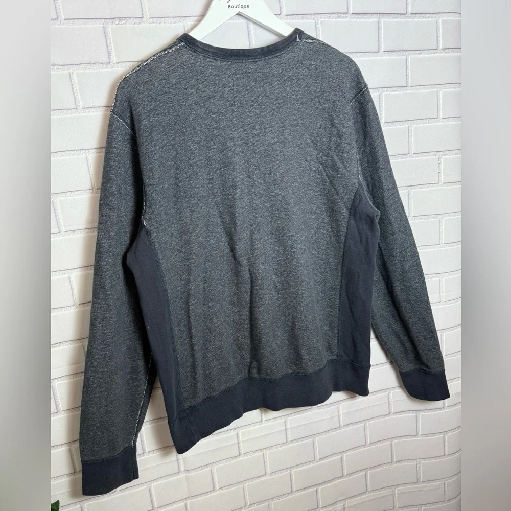 Vintage Eddie Bauer Fleece Crewneck Sweatshirt Gray Men's Size L